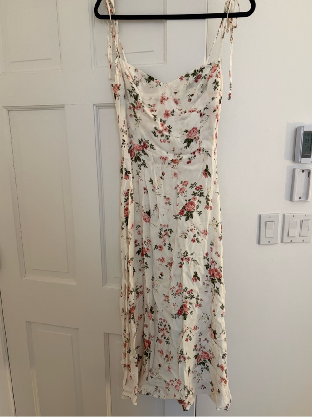 Reformation floral midi dress